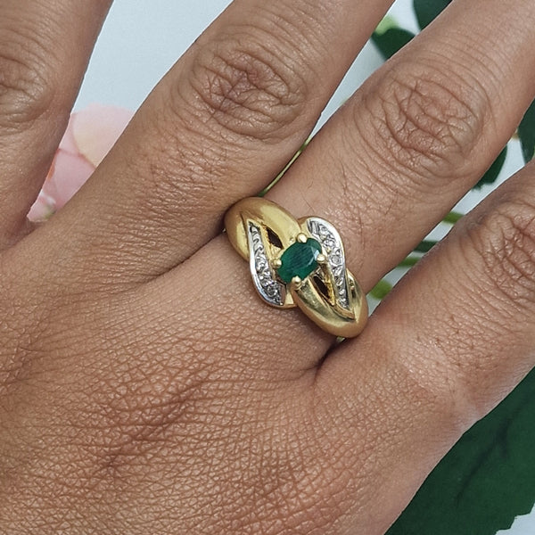 Bague en Or Jaune 18K Taille-57