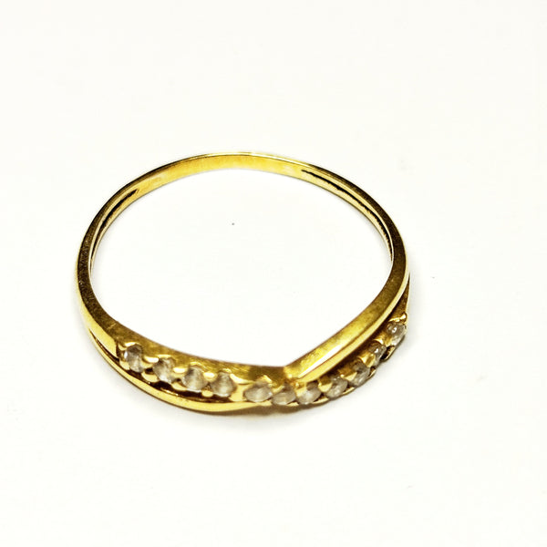 Bague en Or Jaune 18K Taille-52