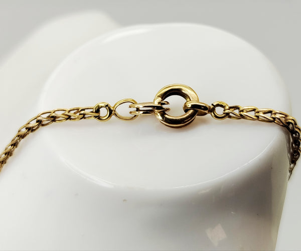 Collier Matinée Fantaisie en Or Jaune 18K 9.51 Grs