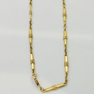 Collier Matinée Fantaisie en Or Jaune 18K - 66 cm - 33.75G