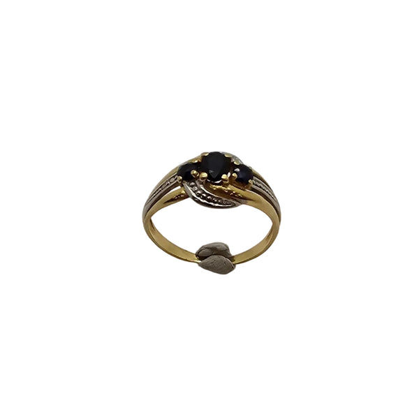 Bagues Or Jaune Trilogie 18K - 2.59Grs - T57