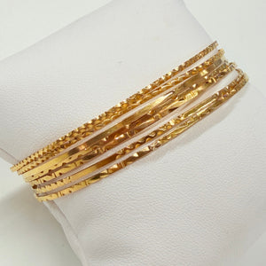 Bracelet jonc or jaune 18k