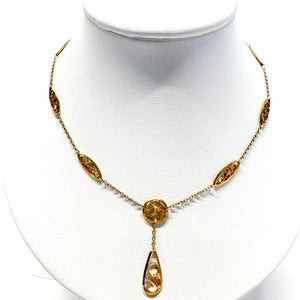 Collier Ras du Cou en Or Jaune 18k - 4.24g
