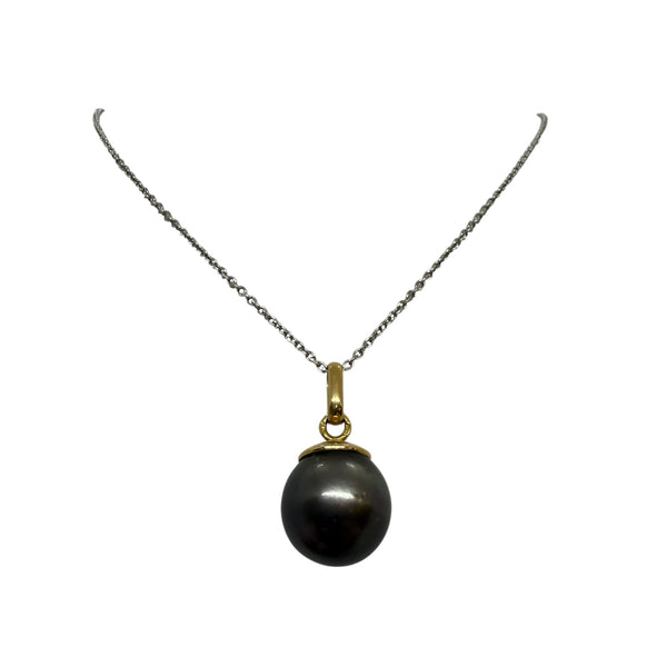 Pendentif Perle de Culture en Or Jaune 18K - 5.13G