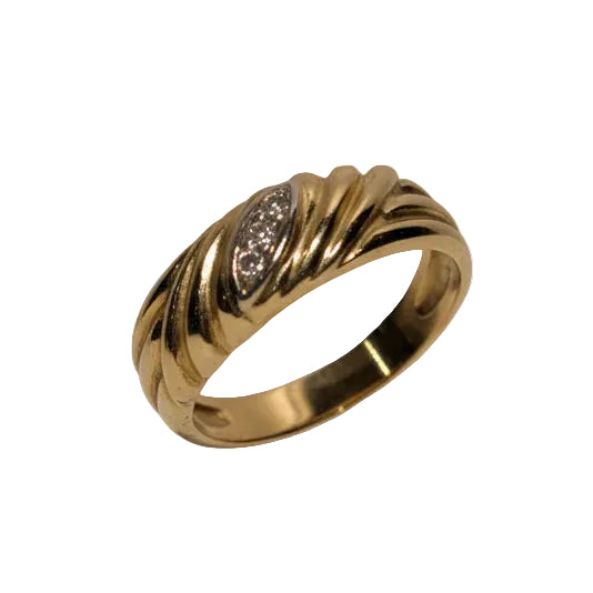 Bague en Or Jaune 18k -  2.19 G