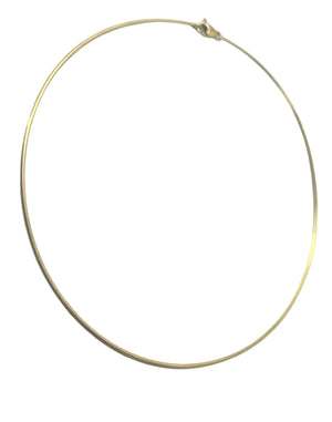 Collier Jonc Rigide en Or Jaune 18 Carats