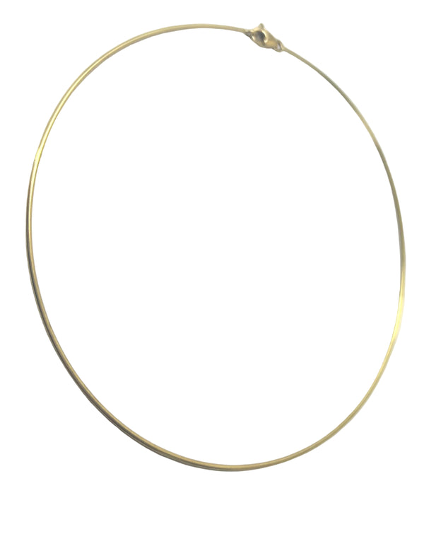 Collier Jonc Rigide en Or Jaune 18 Carats
