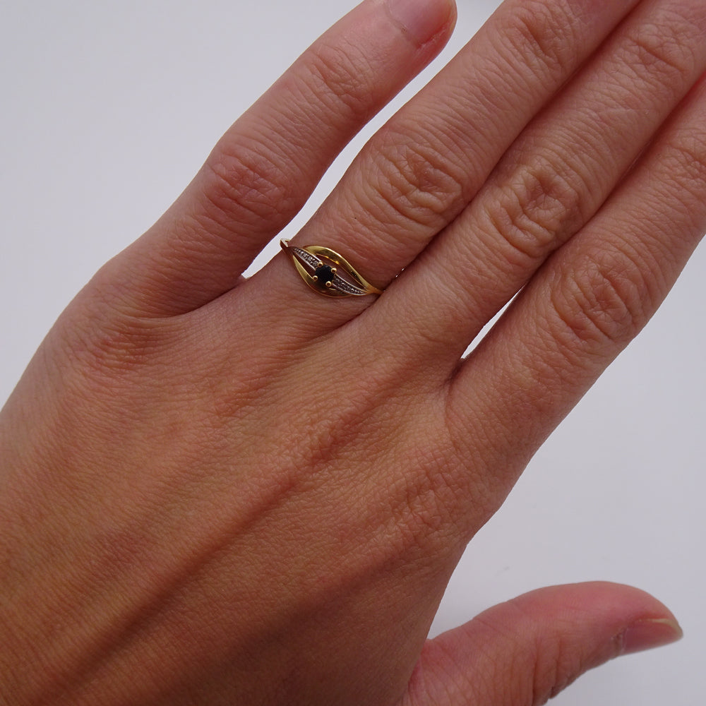 Bague en Or Jaune 18K - Taille 54