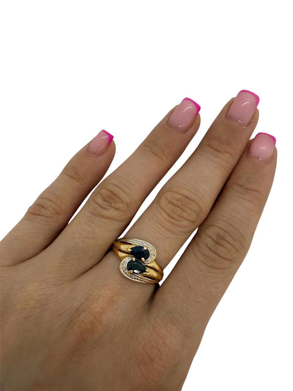 Bague en Or Jaune 18K Taille-53
