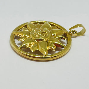 Pendentif Soleil en Or 18 K - 1.75 G