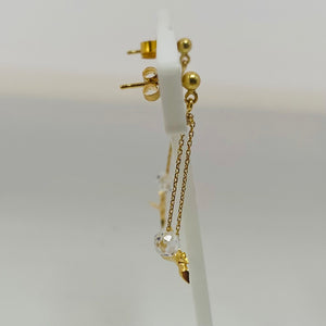 Boucles Pendantes avec Perles