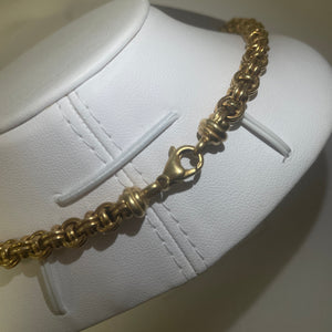 Collier ras du cou en or jaune 18K 30.02 Grs
