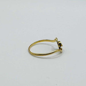 Solitaire en Or Jaune 18K taille-57