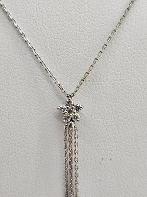 Collier Éclat Céleste en Or Blanc 18 K - 2.03 G