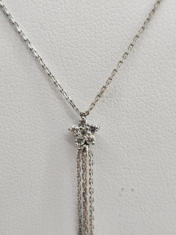 Collier Éclat Céleste en Or Blanc 18 K - 2.03 G