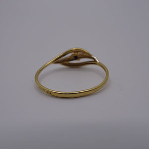 Bague en Or Jaune 18K - Taille 54