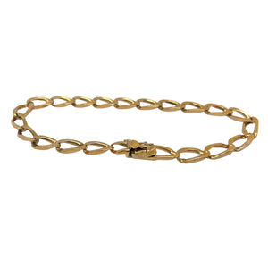 Bracelet Maillon Cheval en Or Jaune 18 Carats