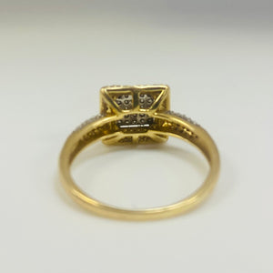 Bague en Or Jaune 18K Taille-54