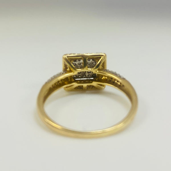 Bague en Or Jaune 18K Taille-54