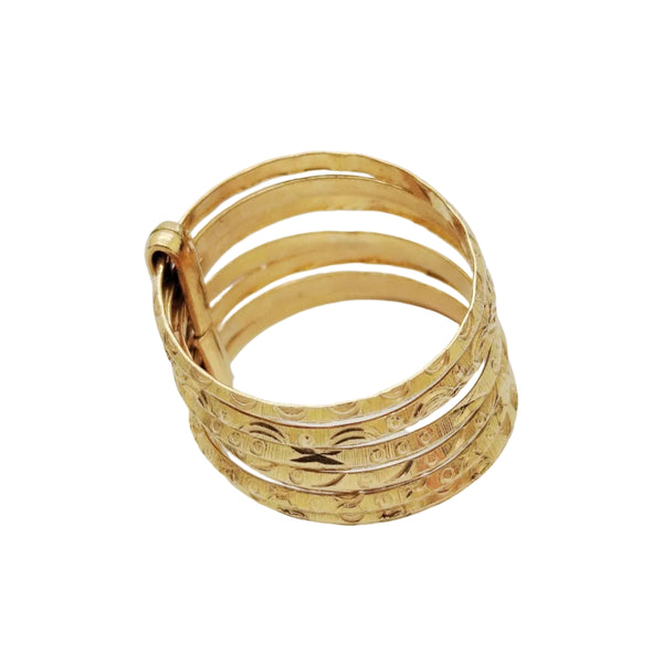 Bague en Or Jaune 18K - 6.30 Grs - Taille 59