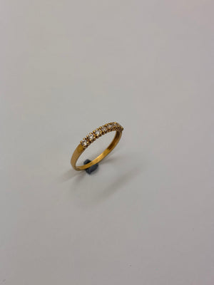 Alliance en or jaune 18K Taille-54