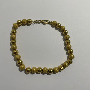 Bracelet Maille Marseillaise Or Jaune 18K 6.35g