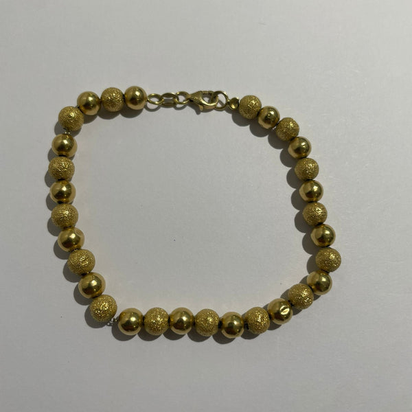 Bracelet Maille Marseillaise Or Jaune 18K 6.35g