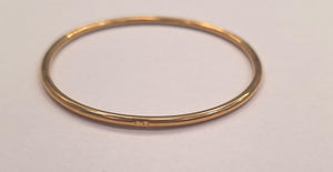 Bracelet Jonc Or Jaune 18 K - 14.91 Grs