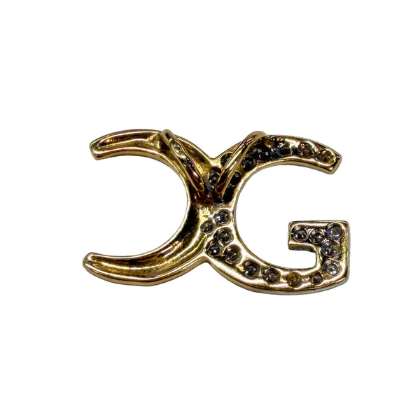 Pendentif en Or Jaune 18k en diamants