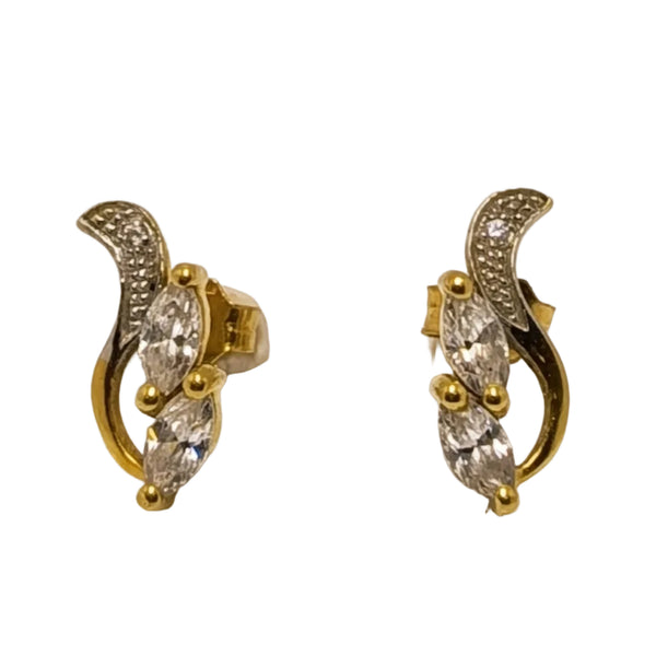 Boucles d'oreilles en Or Jaune 18K - 1.75G