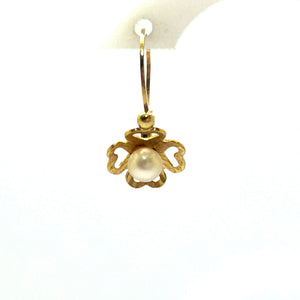 Boucles d'oreilles Dormeuses en Or Jaune 18K