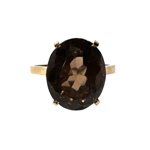 Bague Solitaire Or Jaune 18K - T56 - 4.7Grs