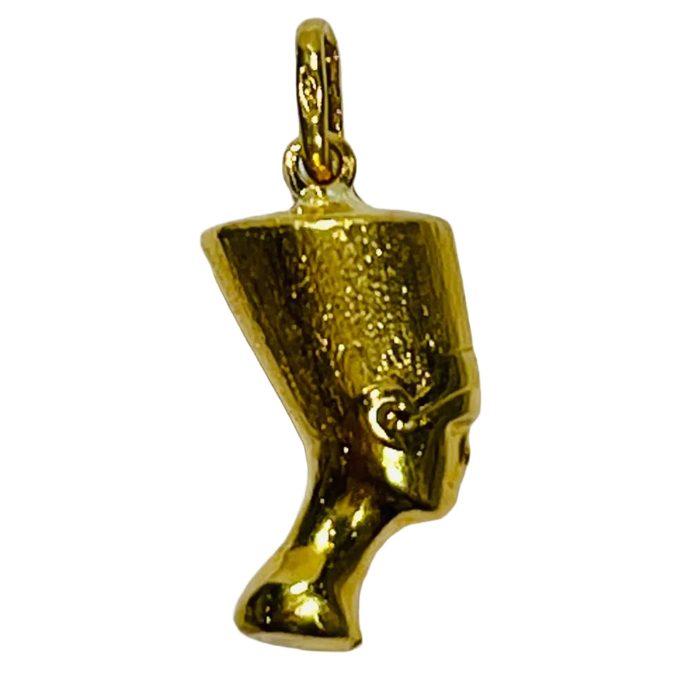 Pendentif Nefertiti en Or Jaune 18K - 1.48Grs