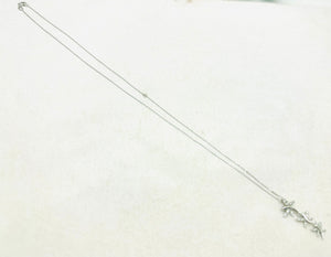 Collier Matinée Or Blanc 750 avec Diamants Certifié