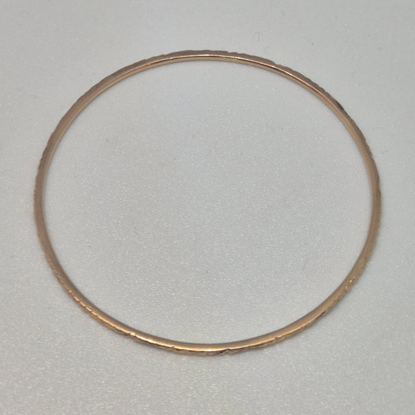 Bracelet jonc en or jaune 18 carats