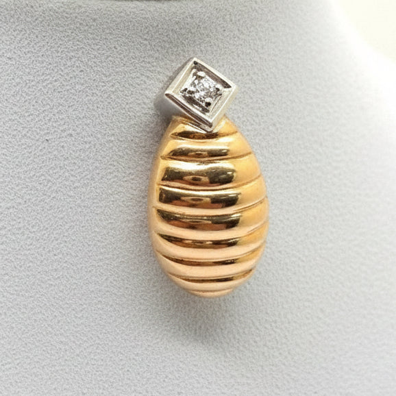 Boucles d'oreilles en or jaune 18k - 1.40 G