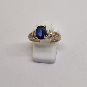 Bague Ancienne en Or Jaune 18k Taille-49