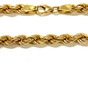 Collier Sautoir en Or Jaune 18k -64cm