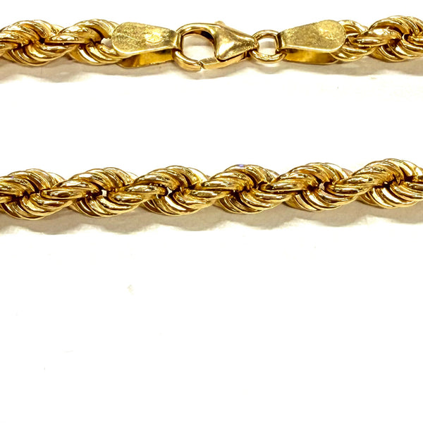 Collier Sautoir en Or Jaune 18k -64cm