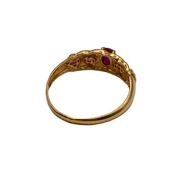 Bague en or jaune 18K - 2.28 G
