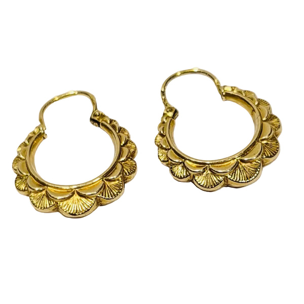 Créoles et Demi-Créoles en Or Jaune 18K