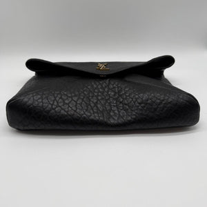 Saint Laurent - Pochette Cassandre en Cuir Noir