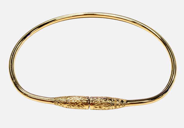 Bracelet jonc en or jaune 18k -  20.84 G