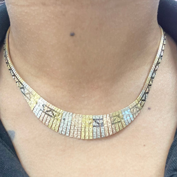 Collier Princesse Miroir 3 Ors 18K - 28.18G
