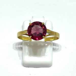 Bague en Or Jaune 18K - Taille 57 - 1.83 G