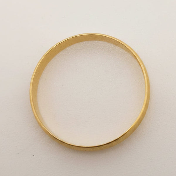 Bagues Alliance Or Jaune 18k T.62 Trace usure