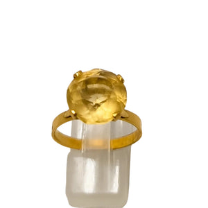 Bague en Or Jaune 18K - Taille 61 - 3.60G