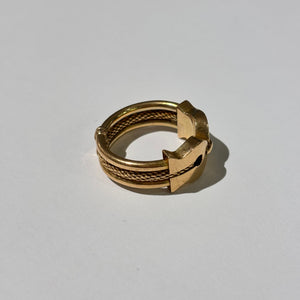 Bague Jonc en Or Jaune 18 Carats – T 57