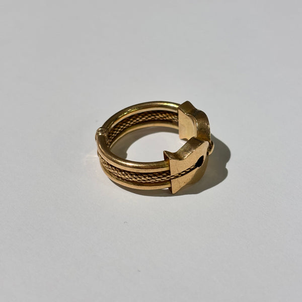Bague Jonc en Or Jaune 18 Carats – T 57