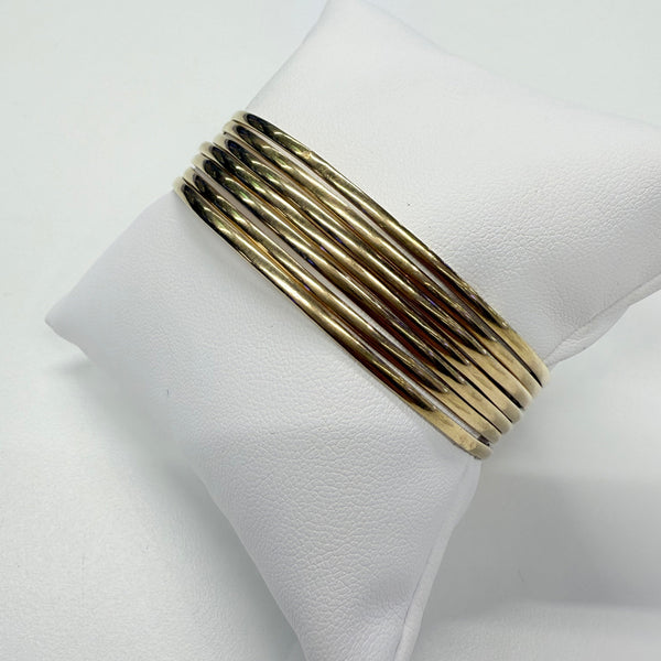 Bracelet Semainier en Or Jaune 18k - 35.05 Grs